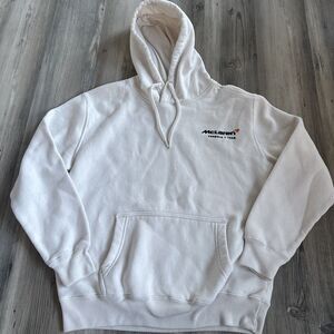 McLaren Hollister Ivory Racing Hooded Sweatshirt Unisex Size XS